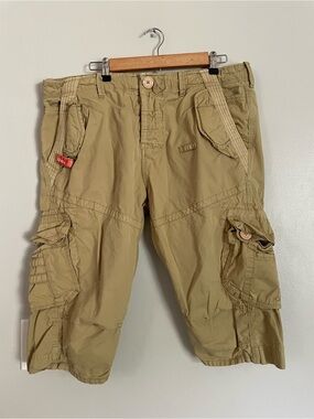 Superdry Men's Khaki Cargo Shorts